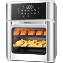 Fritadeira Air Fryer Forno Oven 12L Mondial Branco/Inox 2000W 127V – AFON-12L-WI
