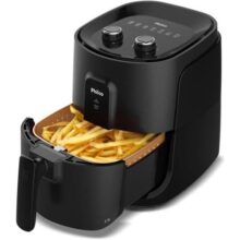 Fritadeira Air Fryer Philco 5,5L 1500W PAF55A Cesto Quadrado Preto 127V