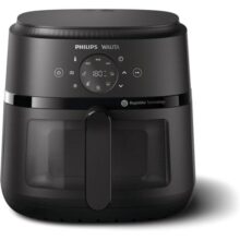 Fritadeira Airfryer Digital Série 2000 Xl, Philips Walita, 6,2 Litros, Tecnologia Rapidair, Preta, 2 Anos De Garantia, 110v, 1700w – Na230/00