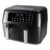 Fritadeira Dual Air Fryer Duplo Cesto 8l Hamilton Beach Cor Preto