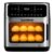 Fritadeira Elérica Air Fryer Forno Oven Gradiente Pgfo1200 12 Litros 4 Em 1 1600w Cor Preta