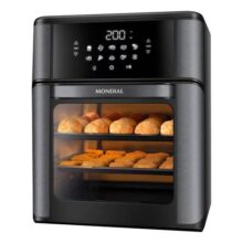 Fritadeira Elétrica Afon-12l-Bg Forno Oven 12 Litros Preto Mondial