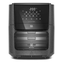 Fritadeira Elétrica Air Fryer Oven Sem Óleo Electrolux 12L Digital Grafite 1700W EAF90 Experience Por Rita Lobo