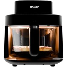 Fritadeira Elétrica Mallory SmartGlass – 4,5L, Air Cook 360°, Temperatura até 200°C, Cuba de Vidro Temperado – 127V