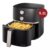 Fritadeira Elétrica Sem Óleo, Air Fryer Wap Grand Family 5,2 Litros Com Duplo Revestimento Antiaderente, Cesto, Grelha E Alça Removíveis, 127v