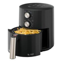 Fritadeira Elétrica Wap Air Fryer Grand Family 5l Preto E Cinza 1500w 127v