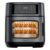 Fritadeira Elétrica Wap Air Fryer Oven Digital Black Inox 12 Litros Com Revestimento Antiaderente Preto 220v
