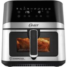 Fritadeira Inox DiamondTech Oster 7,5L com Visor Transparente – 220V