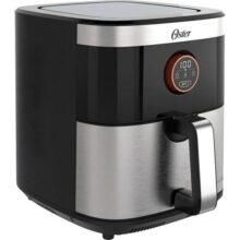 Fritadeira Oster Sem Óleo 2 Em 1 Black, 4,8l, 220v, Inox/preto, 1500w, Ofrt660