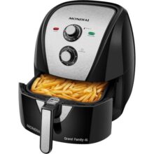 Fritadeira Sem Óleo Air Fryer 6L, Mondial, Preto/Inox, 1900W, 110V – AFN-60-BI