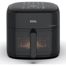 Fritadeira Sem Óleo Air Fryer Eos Chef Gourmet 6.2 Litros Compacta Digital Preto Eaf60p 110v