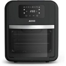 Fritadeira sem Óleo Airfryer Arno Oven & Grill Expert 11L UFE9, 1800W, Preta, Forno Inox Digital, 9 Funções, 110V