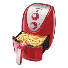 Fritadeira Sem Óleo Mondial Afn-50 Premium Line Inox 5l 110v Cor Vermelho/inox Voltagem 127v