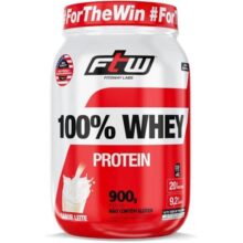 FTW Whey Protein 100% Concentrado – Suplemento Proteico para Atletas – Auxilia na Formação de Músculos para seus Treinos – Fonte de Proteína de Alto Valor Biológico – Sabor: Leite – Pote 900g