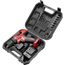Furadeira E Parafusadeira À Bateria, Mondial, Vermelho, 12v, Bivolt – Fpf-06m