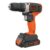 Furadeira e Parafusadeira Sem Fio Black+Decker Modelo BCD702C1 Ferramenta Profissional com Mandril de 10mm 600 RPM Laranja