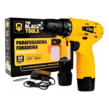 Furadeira Parafusadeira À Bateria 12v C/ Acessórios