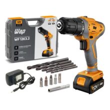 Furadeira Wap 12v Wf 12k3.2 Com Kit De Brocas E Maleta
