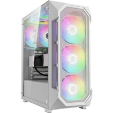 Gabinete Gamdias Aura GC1 Elite Branco com 4 fans