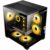Gabinete Gamer Aquário Lateral Vidro Espaçoso Grande Preto