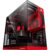 Gabinete Gamer Geometric Future Model 5 Redragon Spec Preto e Vermelho ATX com 5 Fans Plataforma para Action Figures Pai
