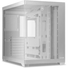 Gabinete Gamer Mancer CV500L | Mid Tower | Tipo Aquário | Vidro Panorâmico | USB 3.0 | USB tipo C | Branco
