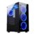Gabinete Gamer Rise Mode Glass 06X Mid Tower Lateral em Vidro Fumê e Frontal em Vidro Temperado Preto – RM-CA-06X-FB