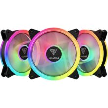 GAMDIAS Kit com 3 fans Aeolus M2-1203 LITE RGB 120mm