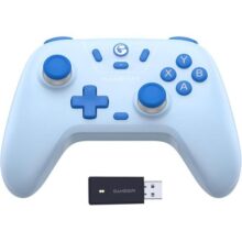GameSir Nova Lite Controlador sem fio 2.4g para PC com Windows, iPhone, Android, Switch e Steam Deck, Controle Bluetooth Gamepad com gatilho de efeito Hall, Turbo, vibração Rumble (azul)
