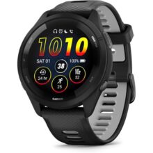 Garmin Relógio Forerunner 265 Music Preto com Cinza 46mm com Monitor Cardíaco de Pulso e GPS