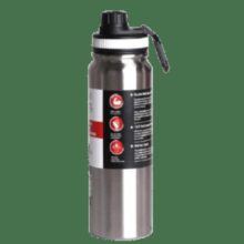 Garrafa de Água Térmica Inox Esportiva Academia Isolada a Vácuo Aço Inox 800ml (Prata)