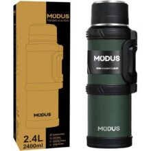 Garrafa Térmica De Aço Inoxidável Grande Capacidade 2,4l Quente Frio Inox Isolada (verde)