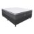 Gazin Cama box Maximus casal 138cm x 188cm Cinza e Preto