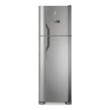 Geladeira Electrolux Frost Free 371L Turbo Congelamento Duplex Cor Inox DFX41