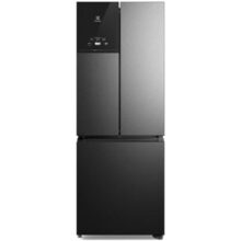 Geladeira Electrolux Frost Free Inverter 480L Efficient AutoSense 3 Portas Black Inox Look (IM7B) 127V