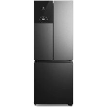 Geladeira Electrolux Frost Free Inverter 480L Efficient AutoSense 3 Portas Black Inox Look (IM7B) 220V