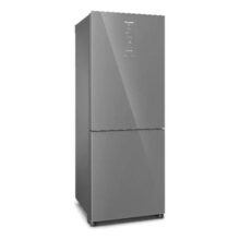 Geladeira/Refrigerador Panasonic Frost Free Duplex Inverse Espelhada 450L BB65 Diamond Glass