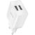 Geonav Carregador de Parede Universal 2.1A, 2 portas USB, 10W, Bivolt, ESACW2, Branco