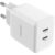 Geonav Carregador Universal SuperPower GaN Duo, 35W, 2 X USB-C Power Delivery, CH35PDWT, Branco