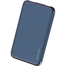 Geonav Power Bank, Carregador Portátil Universal 6.000mAh, 2 portas USB 2.1A, Led Indicador de bateria, PB6KMB, Azul