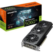 Gigabyte Placa de vídeo GeForce RTX 5060 Ti GAMING OC 8G – 8GB GDDR7, 128bit, PCI-E 5.0, 2647MHz Core Clock, 3 x DisplayPort, 1 x HDMI, GV-N506TGAMING OC-8GD