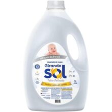 Girando Sol Amaciante Tradicional Hipoalergênico Talco Delicado 5L