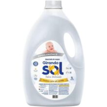 Girando Sol Amaciante Tradicional Hipoalergênico Talco Delicado 5L
