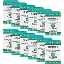 Granado Sabonete Glicerinado Terrapeutics, Chá Branco, 90g, 12 Unidades