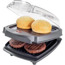 Grill Elétrico Oster Burguer 2 em 1 com Estufa 220V 1000W OGRL500