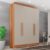 Guarda-roupa Casal 4 Portas 2 Gavetas França Cinamomo/Off-White