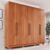 Guarda-roupa Casal 6 Portas 2 Gavetas França Cinamomo