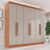Guarda-roupa Casal 6 Portas 2 Gavetas França