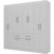 Guarda-roupa Casal 8 Portas 2 Gavetas 2 Basculante Rubi Yescasa Branco