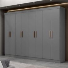 Guarda Roupa Casal 8 Portas 4 Gavetas Paris